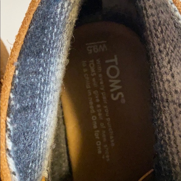 ✨BRAND NEW✨TOMS TAN BROWN WEDGE BOOTIES FOR FALL - Picture 11 of 12